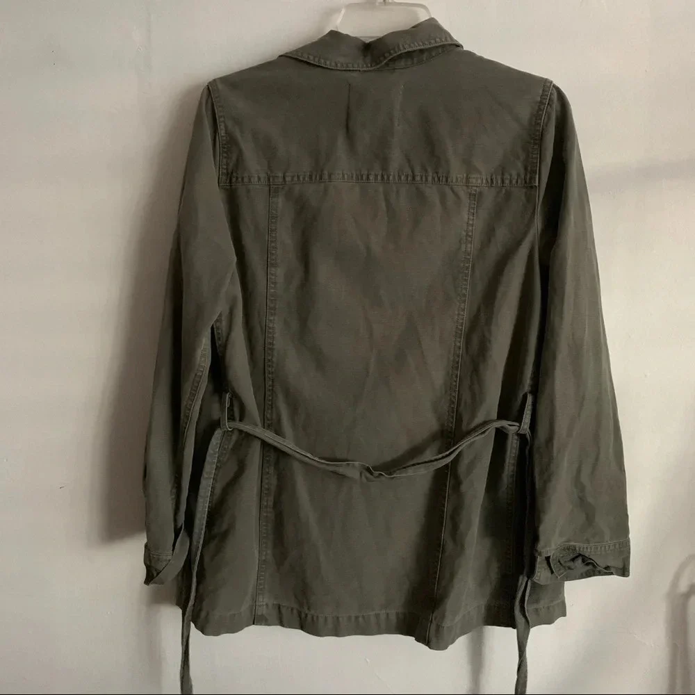 Lucky Brand Belted Workwear Utility Jacket Size Small - Picture 4 of 8